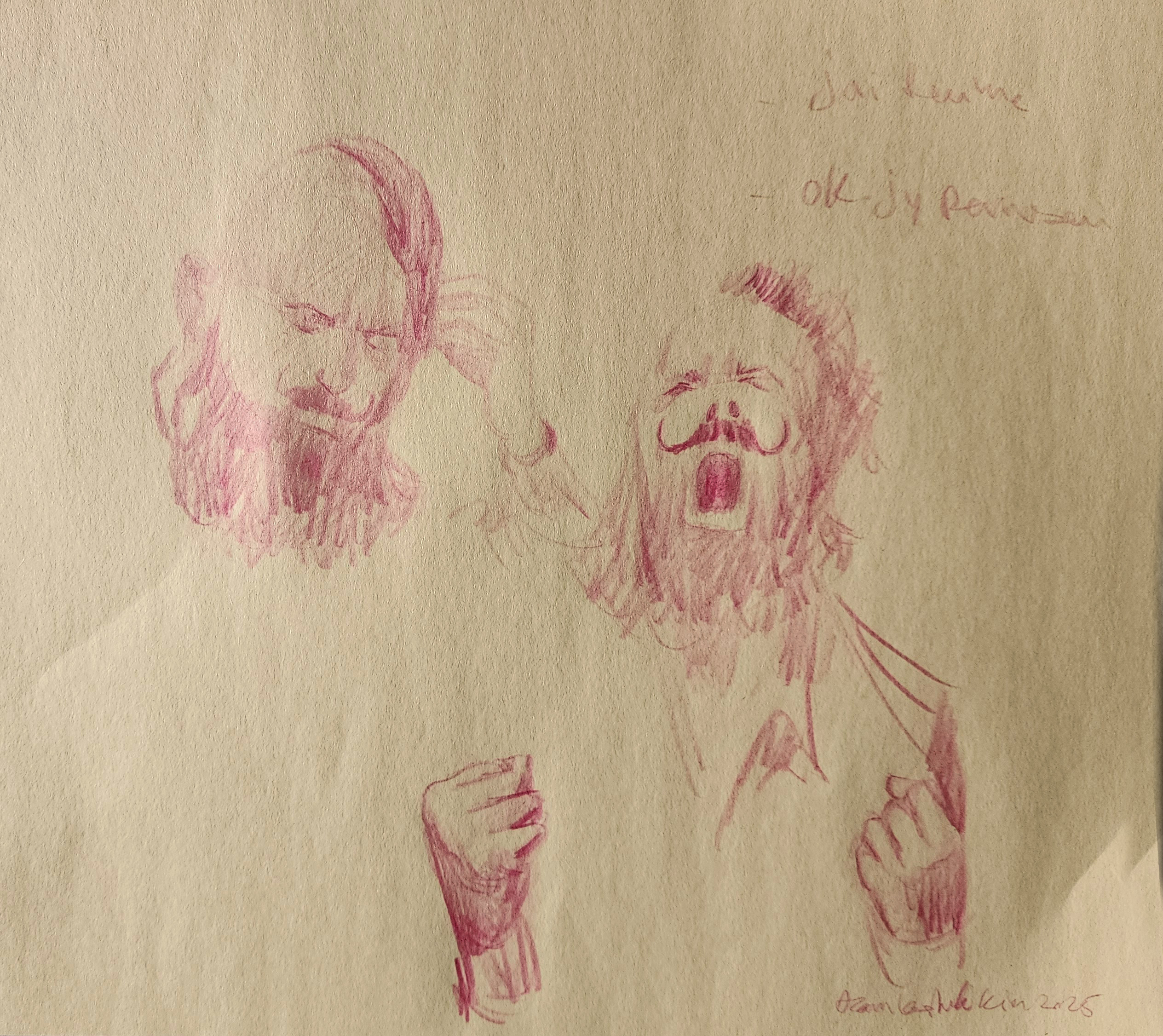 Live model drawing 2