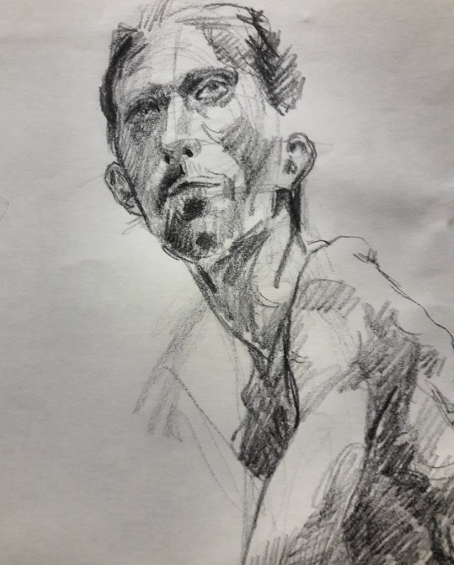 Live model drawing 4