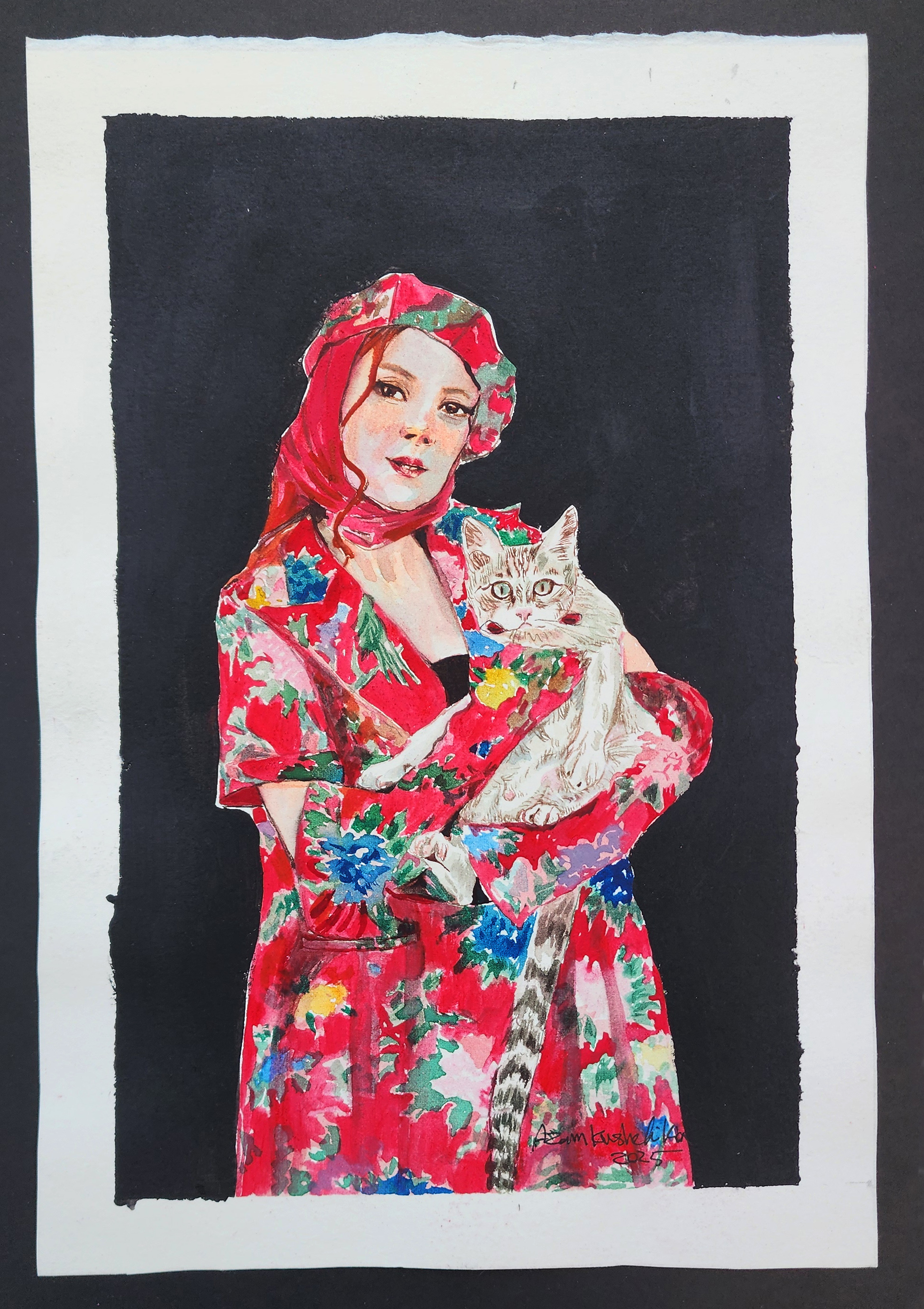Woman with a Cat